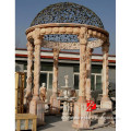 stone outdoor column gazebos